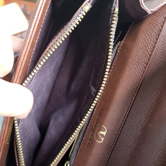 Valentino Garavani Vintage Brown Leather Satchel Bag, Kelly Style - Picture 11 of 16